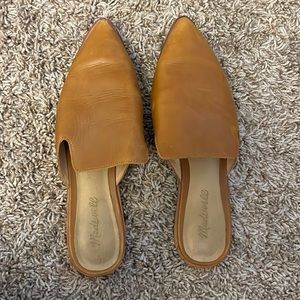 Madewell The Gemma Mule 8.5 English Saddle Leather